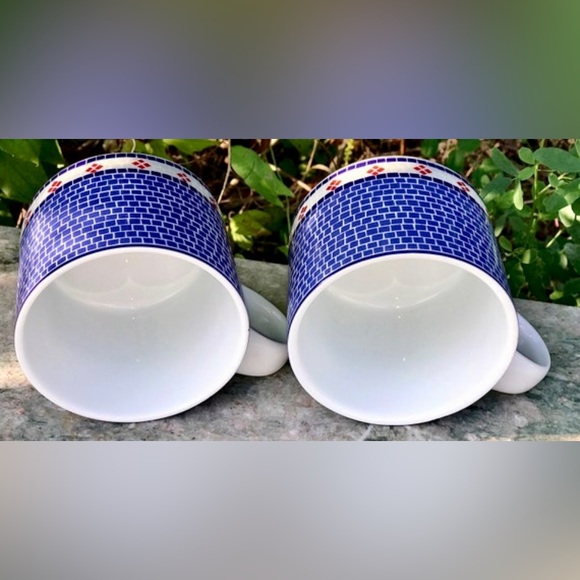 Vintage (Set of 2) Discontinued DANSK MOSAIC Wave (Waveless version) Flat Cups - Picture 6 of 10